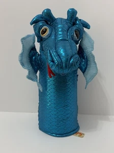 Folkmanis Blue Dragon Hand Puppet  - Picture 1 of 12
