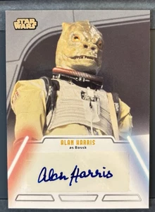 TOPPS 2013 ALAN HARRIS BOSSK STAR WARS LEGACY SIGNED TRADING CARD - Picture 1 of 2