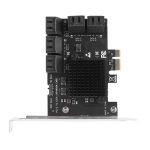 10 Port Sata 3.0 zu Pcie X1 Erweiterungs Karte Pci Express Sata Adapter Sat1281 - Afbeelding 1 van 8