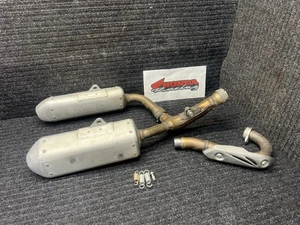 14-17 Honda CRF250R Full Dual Muffler Silencer Exhaust System OEM #610 - Picture 1 of 14