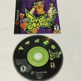 Jet Grind Radio (Sega Dreamcast, 2000) Disc and Manual Only