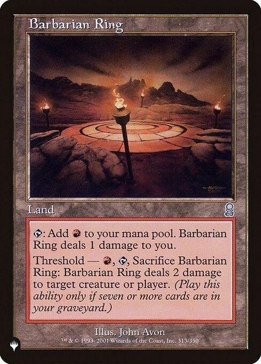 MTG Barbarian Ring English The List - Image 1 of 1