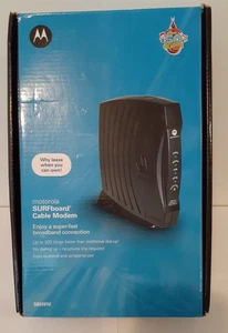 Pre-owned Motorola SURFboard SB5101U Cable Modem with Power Supply & Ethernet - Picture 1 of 5