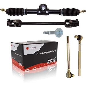 445mm Steering Wheel Parts Assembly Kit 110cc Go Kart Adjustable Shaft Gear R... - Picture 1 of 7