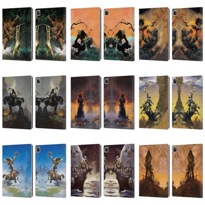 OFFICIAL FRANK FRAZETTA MEDIEVAL FANTASY LEATHER BOOK WALLET CASE FOR APPLE iPAD - Image 1 of 4