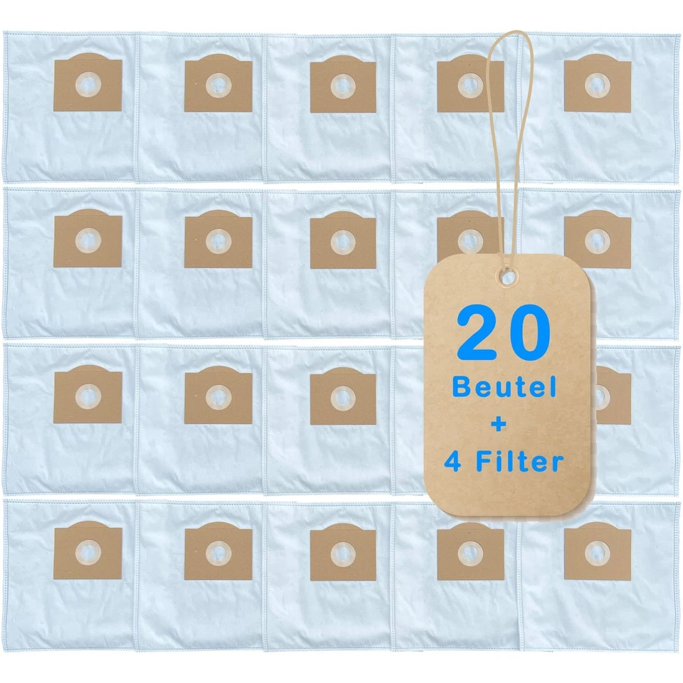 20 Premium Sacchetto Aspirapolvere Compatibile per Fakir/Nilco Supertronic S - Bild 1 von 1