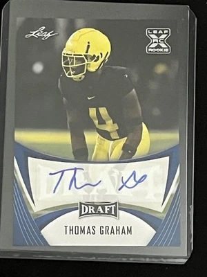 Thomas Graham #BA-TG2 2021 Leaf Draft Autograph - Image 1 of 4