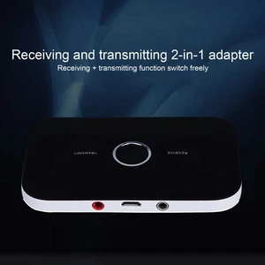 2 In 1 BT 5.0 Adapter AUX Wireless Receiver Transmitter For TeleVis-ion FY - Afbeelding 1 van 22