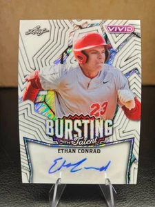 Leaf Vivid Ethan Conrad 2025 automático #'d 5/5 - Imagen 1 de 2