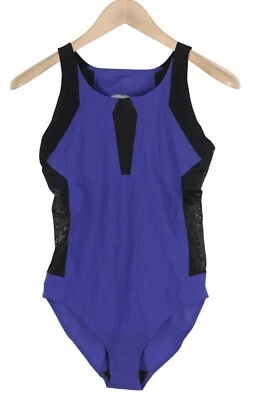 Sweaty Betty Devant Dance Leotard Damen Overall M Hoch Stretch Ausschnitt Netz - Bild 1 von 4