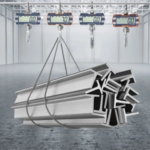 Báscula colgante digital de 2 toneladas con control remoto para grúa industrial de alta resistencia naranja - Imagen 1 de 7