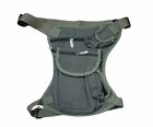 Hinsper Canvas Sports Racing Drop Leg Bag Tactical Waist Bag For Man Army Green