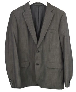 HUGO BOSS The Jam/Sharp Blazer Men's (EU) 52 Lined Wool Pinstriped Notch Lapel - Picture 1 of 12