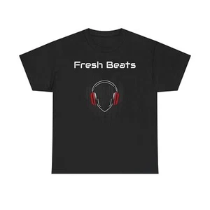 Fresh Beats Inc. | Unisex Heavy Cotton DJ Tee – Love Fades 🎧🔥 - Picture 1 of 5