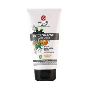 Ayouthveda Detox Activated Charcoal Face Wash-Deep Cleansing &Anti-Pollution150G - Picture 1 of 8