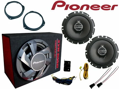 Pioneer für Opel Astra H 2003-2013 Lautsprecher Aktiv Subwoofer Set Vorn 1800 W - Bild 1 von 4