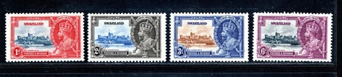 SWAZILAND SG 21-24 1935 SILVER JUBILEE Cover