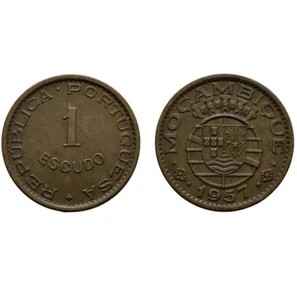 *GUTSE* PORTUGAL, MOZAMBIQUE 1 ESCUDO 1957, EBC. - Picture 1 of 3