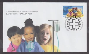 CANADA 2004 FDC 2035 MONTREAL CHILDREN'S HOSPITAL, TEDDY BEARS - Picture 1 of 2