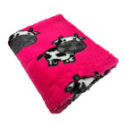 Dog Vet Bed Mat Bedding Veterinary Fleece Pawstrading - COW Design Rubber Back