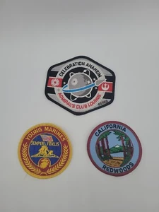 Lot of 3 Misc Embroidered Patches - Picture 1 of 5