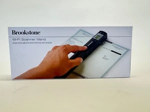 Brookstone Wi-Fi Scanner Wand 900 Dpi Windows & iOS- New - Picture 1 of 2