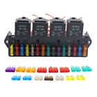 15-Way Car Fuse Box Block Holder W/ Relay Harness Assembly Fit for Auto Bus