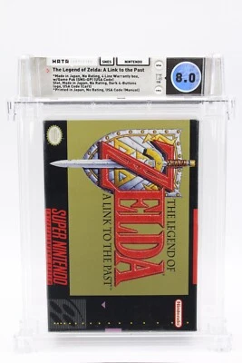 Legend of Zelda: A Link to the Past (Nintendo SNES) 1992 - WATA 8.0 CIB - Japan - Image 1 of 2