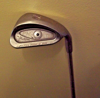 Club de Golf PING Eye 2 CUÑAS Punto Negro Individual Cuña Derecha Flex Eje de Acero 37" Derecha Foto 1 de 3