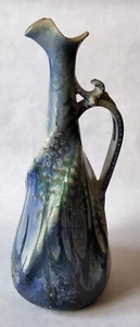 VASE Art Nouveau by JEAN JOHANNEL Terre Cuite Enameled Terracotta Ferney Voltair - Imagen 1 de 17