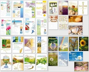 ab 24 Ct.  Kommunionskarten, Glückwunschkarten,Klappkarten, Blitzversand - Bild 1 von 23