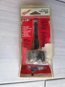 Milwaukee 2-1/8 Zoll High-Speed Stahl Selbstfutter Bit 48-25-2122 offene Box - Bild 1 von 4