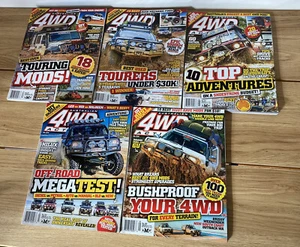 5 x Australian 4WD Action Magazines Bundle - No. 221, 222, 223, 224, 225 VGC - Picture 1 of 7