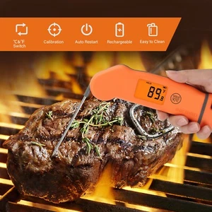 INKBIRD BBQ Thermometer Instant Fast Read Temp Pen ITH-1S Waterproof Recharge CF - Picture 1 of 7
