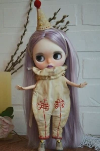 Handmade clothes for blythe Outfit for blythe doll Clothes for Pullip Clown  - Picture 1 of 10