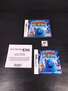 Monsters vs. Aliens (Nintendo DS, 2009) Completo En Caja, Auténtico Y Probado - Imagen 1 de 10