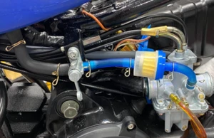 YAMAHA  PW50 BLUE FUEL LINE & FILTER--Petcock to Carb  Buy 2 for discount - Bild 1 von 1