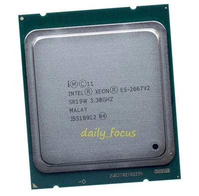 Intel Xeon E5-2667 V2 3.30 GHz 8-Core SR19W LGA-2011 X79 Server CPU Processor - Image 1 of 4
