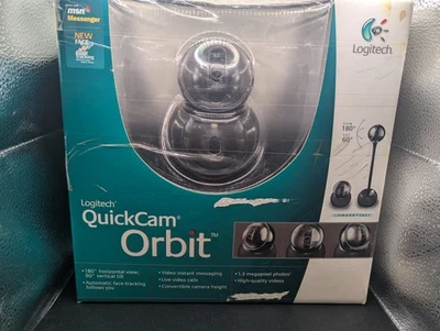 Logitech QuickCam Orbit 961310 Webcam Camera New Old Stock - Image 1 of 4