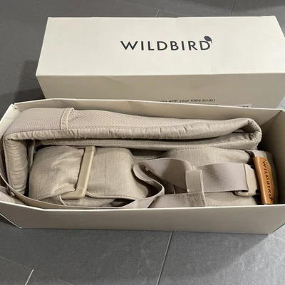 Porta-bebês aéreo Wildbird 2-24 meses grande L-4XL linho cotovia do deserto usado uma vez - Imagem 1 de 4