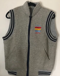 The Police 1983 Synchronicity Europe Tour Crew only Gilet vintage Rare - Picture 1 of 5