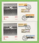 Malta 1978 Airmail set on two First Day Covers