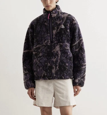 Nike ACG Canwell Glacier Therma-Fit ADV Windproof Half-Zip Top Small FZ8622-573 - Image 1 of 4