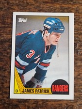 1987-88 TOPPS NHL HOCKEY #18 JAMES PATRICK NEW YORK RANGERS