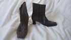 Need TLC size 10.5c worn used Brown leather supersoft diana ferrari ankle boots