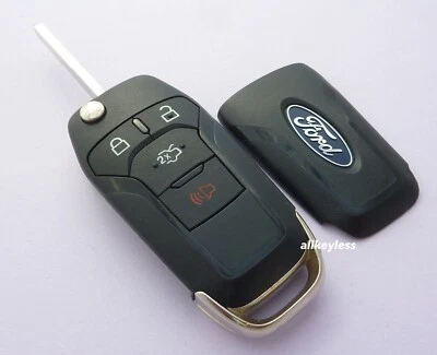 NEW OEM 2013-2018 FORD FUSION flip key keyless entry remote fob N5F-A08TAA - Image 1 of 4
