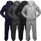 Boys Tracksuit New Kids  Plain Hooded Jogging  Bottoms And Hoodie Ages  2-13 Years