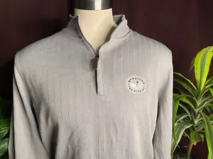 FootJoy FJ Long Sleeve Pullover Golf Jacket Blue Men Large Wynstone WGC - Picture 1 of 6