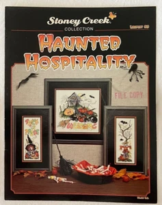 Halloween Cross Stitch Booklet Stoney Creek Haunted Hospitality - Picture 1 of 2