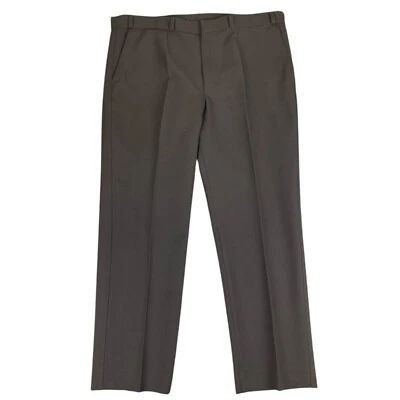 Pantalon Vintage Marron En Polyester 40/30 Perma Press Mod Années 1960 1970 - Image 1 of 4